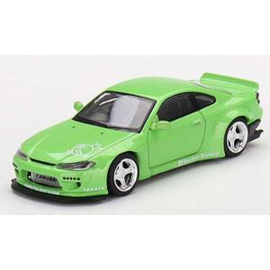 MINI−GT 1/ 64 Pandem Nissan シルビア(S15) グリーン(右ハンドル)(MGT00500-R)ミニカー