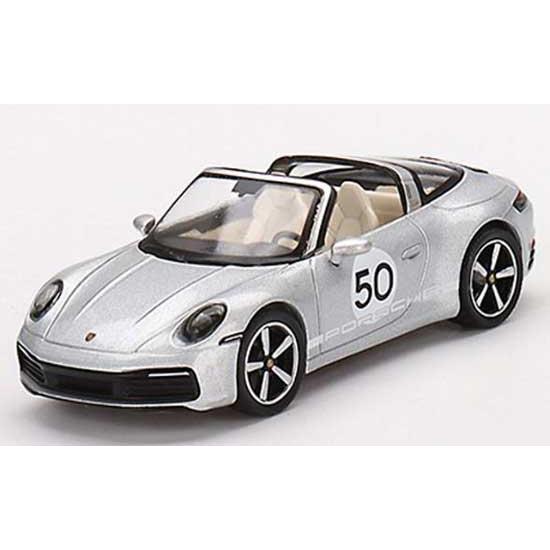 MINI−GT 1/ 64 ポルシェ 911 タルガ 4S ヘリテージデザインエディション GTシル...