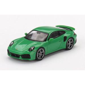 MINI−GT 1/ 64 ポルシェ 911 ターボ S パイソングリーン(左ハンドル)(MGT00525-L)ミニカー 返品種別B｜Joshin web