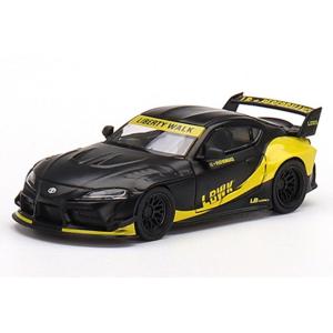 MINI−GT 1/ 64 LB★WORKS GR スープラ マットブラック(左ハンドル)(MGT00472-L)ミニカー 返品種別B｜joshin