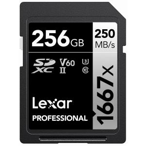 Lexar(レキサー) SDXCカード 256GB 1667x UHS-II U3 V60 Professional 1667x SDXC UHS-II LSD256CBJP1667 返品種別B｜joshin