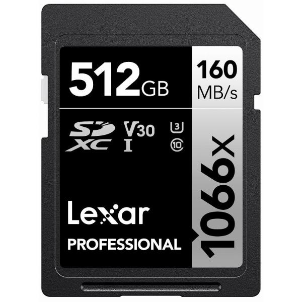 Lexar(レキサー) SDXCカード 512GB 1066x UHS-I U3 V30 LSD10...