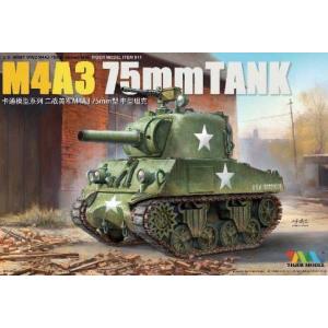 タイガーモデル NONスケール キュートタンクシリーズ：M4A3 シャーマン 75mm砲(TML511)プラモデル 返品種別Bの商品画像