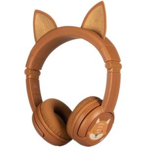 オナノフ キッズ用ヘッドホン(FOX) BuddyPhones PlayEars+ with BEAM MIC BT-BP-PLAYP-EARS-FOX 返品種別A｜joshin