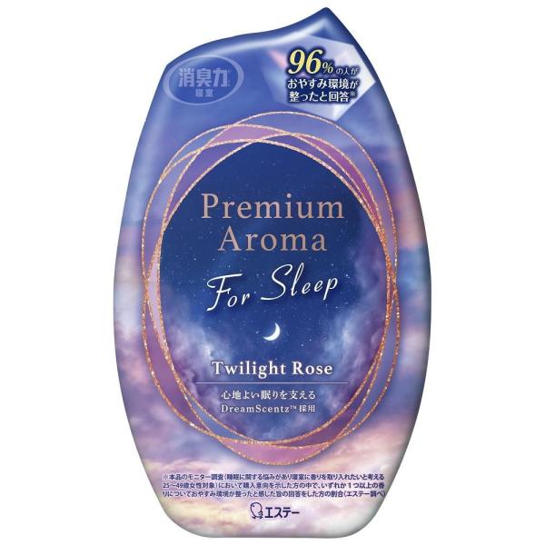 お部屋の消臭力 プレミアムアロマ フォー スリープ トワイライトローズ 400ml エステー 返品種...