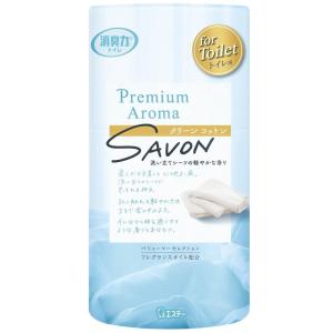 トイレの消臭力 プレミアムアロマ クリーンコットン 400ml エステー 返品種別A