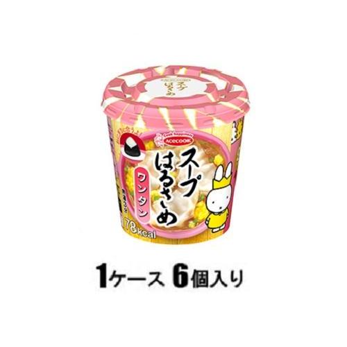 スープはるさめ ワンタン 22g(1ケース6個入) エースコック 返品種別B