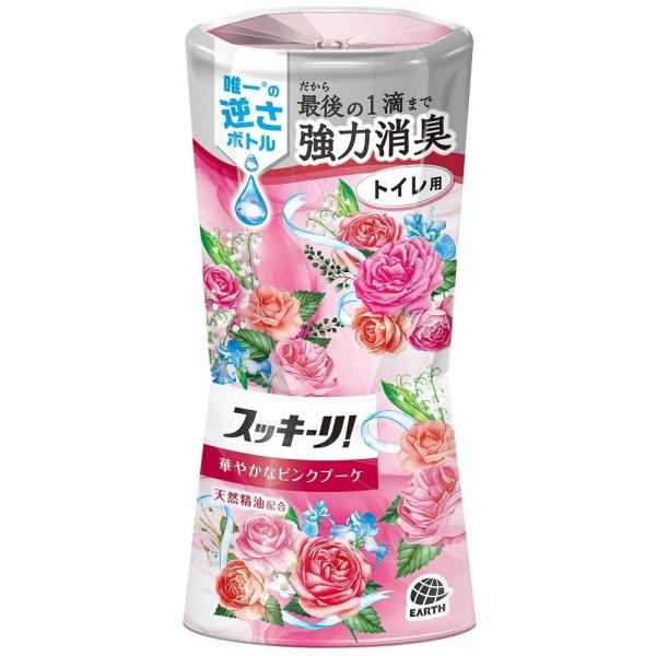 トイレのスッキーリ!ピンクブーケの香り 400ml アース製薬 返品種別A