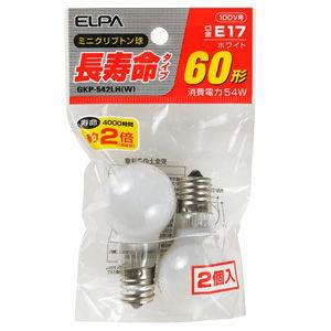 E17 ミニクリプトンランプホワイト 110V 60W形(バイオライトプロ