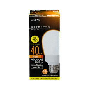 ELPA 電球形蛍光ランプ A10形・電球色 ELPA EFA10EL/ 7-A042 返品種別A｜joshin