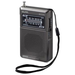 ELPA AM/ FMポケットラジオ ELPA ER-P70FJ