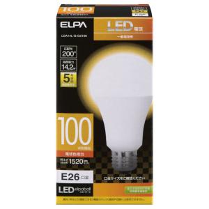 ELPA LED電球 一般電球形 1520lm(電球色相当) エルパ LDA14L-G-G5106 返品種別A｜joshin