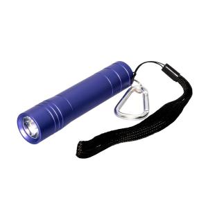 ELPA アルカリ乾電池式 LED懐中電灯(バイオレット) 100ルーメン ELPA LEDカラーアルミライト DOP-EP302(V) 返品種別A｜Joshin web