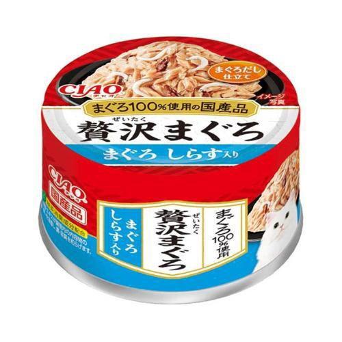 CIAO 贅沢まぐろ まぐろ しらす入り 60g いなばペットフード 返品種別B