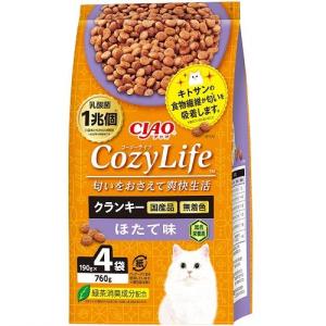 CIAO CozyLifeクランキーほたて味 760g  いなばペットフード 返品種別B