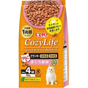 CIAO CozyLife クランキー 子ねこ用 まぐろ節味 760g  いなばペットフード 返品種別B