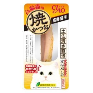 CIAO 焼かつお 高齢猫用 本格だし味 1本 いなばペットフード 返品種別B