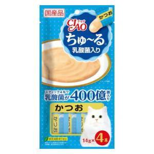 INABA ちゅ〜る いなば ちゅ〜る 乳酸菌入り かつお 14g×4本 6袋