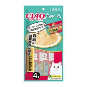 ちゅ〜る腎臓の健康維持に配慮とりささみ14g4本 いなばペットフード 返品種別B