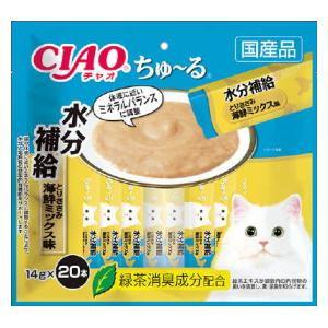CIAO ちゅ〜る 水分補給 とりささみ 海鮮ミックス味 14g×20本 いなばペットフード 返品種...