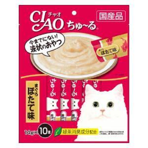 INABA ちゅ〜る チャオちゅーる まぐろほたて味 14g×10本入 / ちゃお