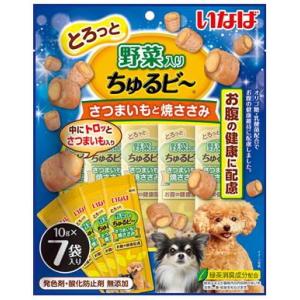 いなば 野菜入りちゅるビ〜 さつまいもと焼ささみ ( 10g*7袋入 )/ ちゅ