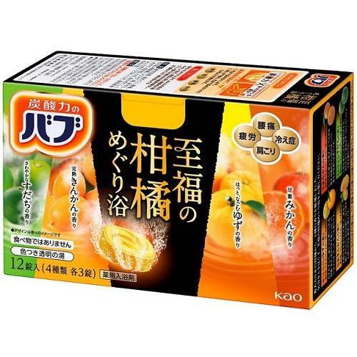 バブ 至福の柑橘めぐり浴 12錠入 花王 返品種別A