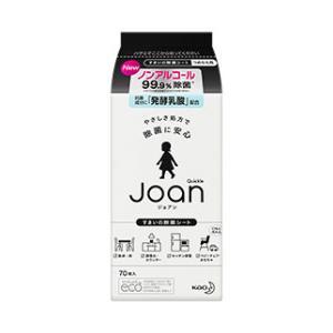 クイックル Joan 除菌シート つめかえ用 70枚 花王 Joan 返品種別A｜joshin