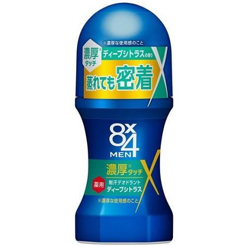 8×4 MEN 濃厚ロールオン ディープシトラス 60ml 花王 返品種別A