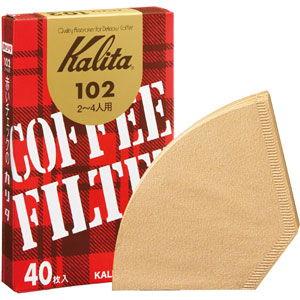 カリタ コーヒーフィルター102濾紙 40枚入 Kalita #13143 返品種別A