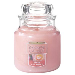 カメヤマ キャンドルハウス フレグランスキャンドル「フレッシュカットローズ」 YANKEE CANDLE ジャーS YK003-05-03(カメヤマ) 