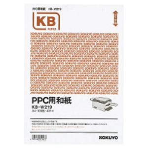 コクヨ PPC用和紙 43g A4 100枚入り KOKUYO S＆T KB-W219 返品種別A｜joshin