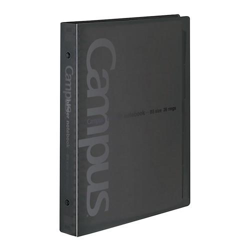 コクヨ バインダーノート(ワイド) PP表紙 B5 縦 26穴(黒) ル-633D 返品種別A