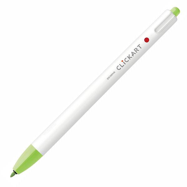 ゼブラ クリッカート(ライトグリーン) ZEBRA 水性マーカー WYSS22-LG 返品種別A