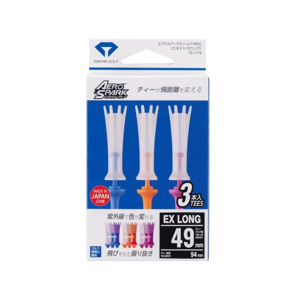 ダイヤ エアロスパークティー エキストラロングタイプ 3本入  返品種別A