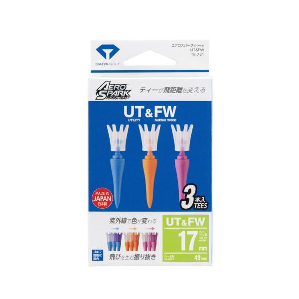 ダイヤ エアロスパークティー UT＆FW 3本入  返品種別A