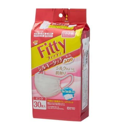 フィッティ耳ゴムふわり30枚ピンク小さめ 玉川衛材 返品種別A