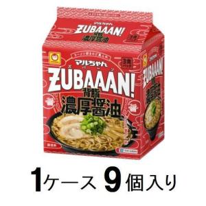 マルちゃんZUBAAAN! 背脂濃厚醤油 3食パック(1ケース9個入) 東洋水産 返品種別B｜joshin