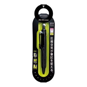トンボ鉛筆 油性ボールペン エアプレス(フルブラック/ 黒インク) TOMBOW BC-AP12 返品種別A