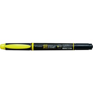 トンボ鉛筆 蛍光マーカー 蛍COAT(きいろ) TOMBOW ツインマーカー WA-TC91 返品種別A