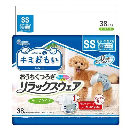 キミおもい リラックスウェア SS 超小〜小型犬用 38枚 大王製紙 エリエール 返品種別B