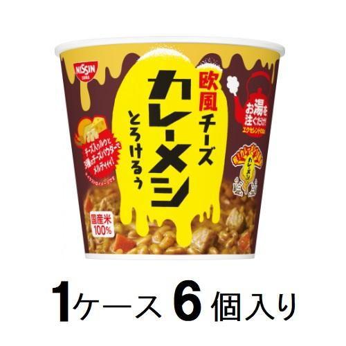 欧風チーズカレーメシ とろけるぅ101g (1ケース6個入) 日清食品 返品種別B