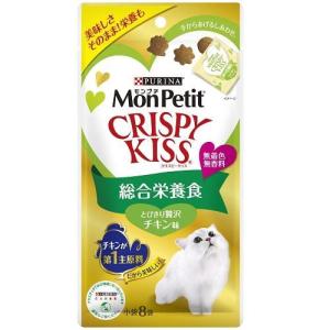 モンプチ クリスピーキッス 総合栄養食 とびきり贅沢チキン味 ( 24g*12