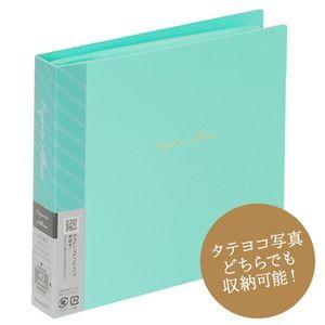 ナカバヤシ スクエアアルバム L判40枚収納(グリーン) アカ-SPL-40G 返品種別A｜joshin