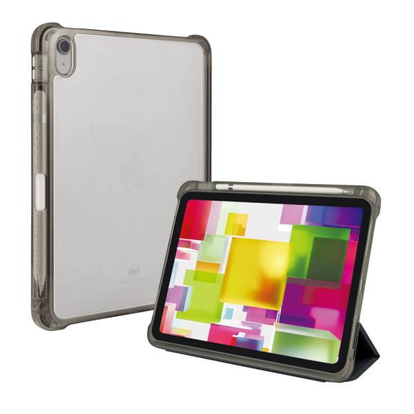 ナカバヤシ iPad10.9インチ 第10世代(2022年モデル)用 衝撃吸収ケース(ブラック) T...