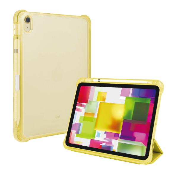 ナカバヤシ iPad10.9インチ 第10世代(2022年モデル)用 衝撃吸収ケース(イエロー) T...