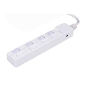 ナカバヤシ 安全機能満載スイッチ付OAタップ 4個口 1m TAP-041-10W