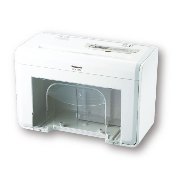 ナカバヤシ 卓上シュレッダ(メディア対応)(ホワイト) HES-T202W 返品種別A