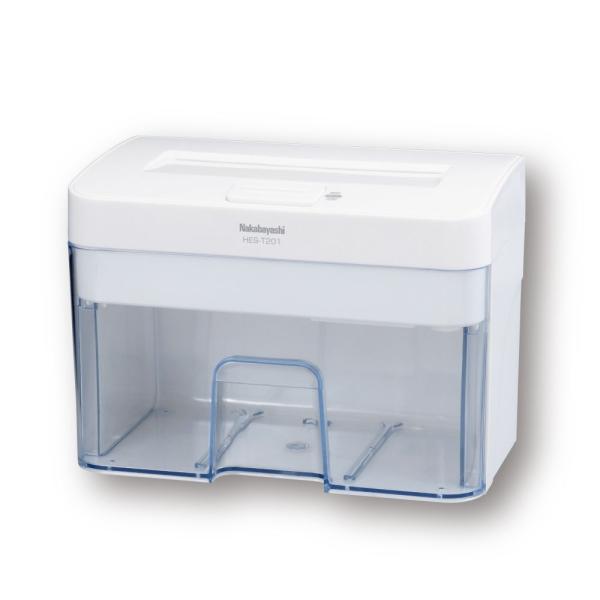 ナカバヤシ 卓上シュレッダ(ホワイト) HES-T201W 返品種別A