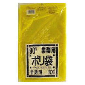 日本サニパック 業務用90L袋黄色半透明10 G24 返品種別B｜joshin